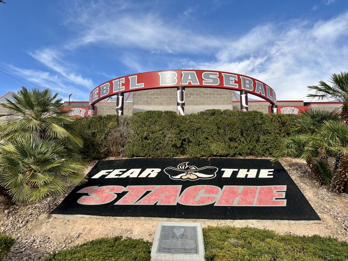 Fear the Stache at Rebel Baseball
