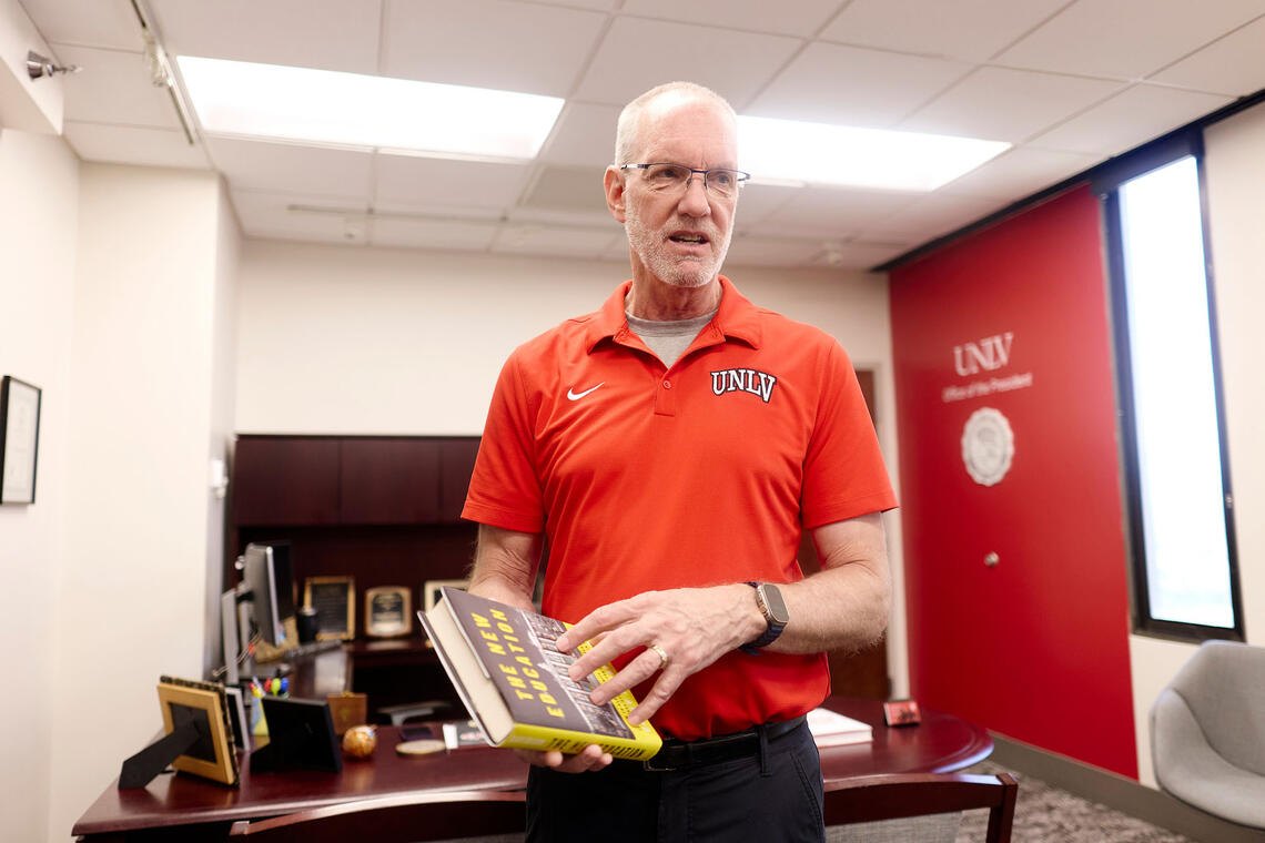 UNLV Interim President Chris Heavey